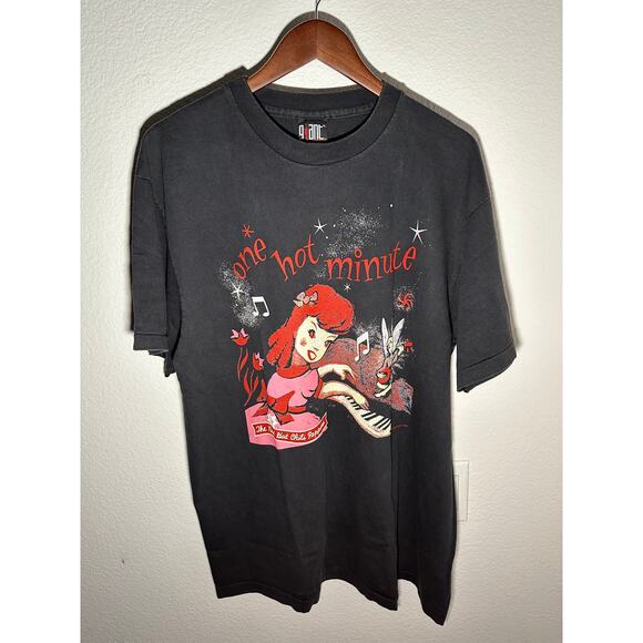 Red Hot Chili Peppers "World Tour 1995" Vintage Reprint T-shirt Single Stitch - Picture 1 of 7